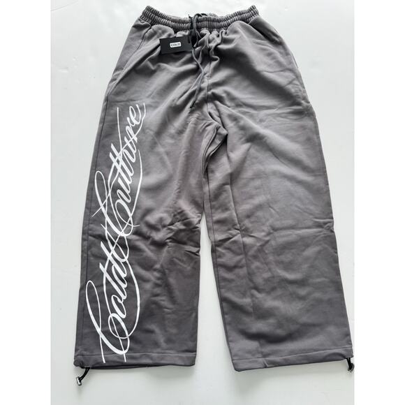 Cold Culture Script Sweatpants Antracite Grey Medium - Picture 6 of 8